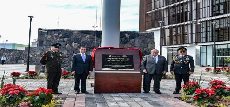 Nuevos juzgados civil y familiar de Toluca atenderán 1,266 usuarios al día