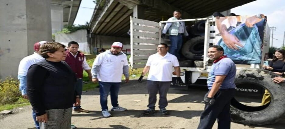 Programa “Limpiemos Nuestro Edomex” retirará más de 10,000 llantas y 1,800 toneladas de basura