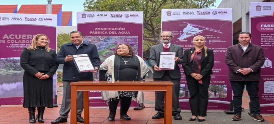Construirán fábrica de agua en Parque Alameda 2000 de Toluca
