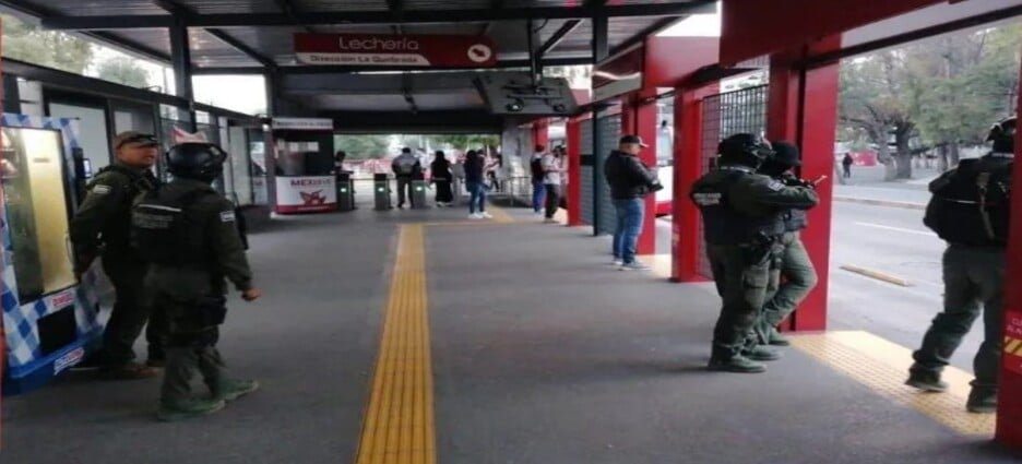 Aplican operativos de seguridad en Líneas del Mexibús en Edomex