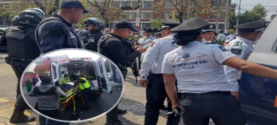 Riña entre estudiantes de la Normal de Toluca deja saldo de un lesionado