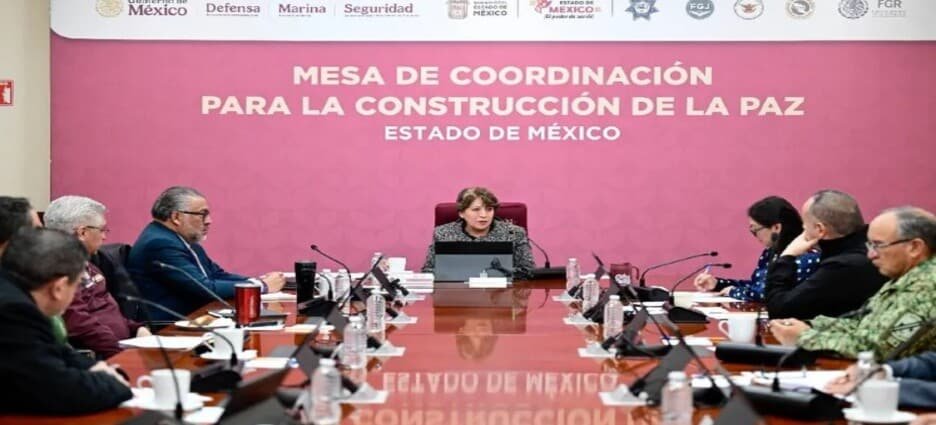 Mesa de Construcción de la Paz respalda 'Operativo Atarraya' contra barberías en Edomex
