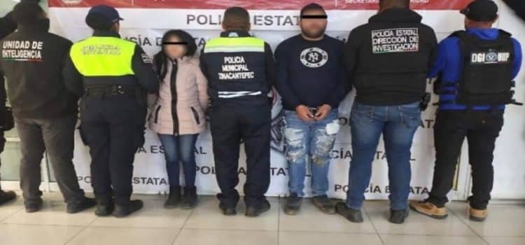 Detienen a 2 implicados en intento de secuestro con repartidores falsos en Toluca