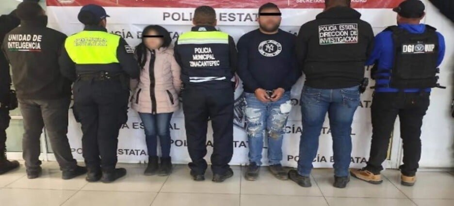 Detienen a 2 implicados en intento de secuestro con repartidores falsos en Toluca