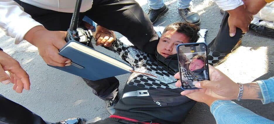 Detienen a moto-ratón mientras intentaba asaltar a una joven en Toluca