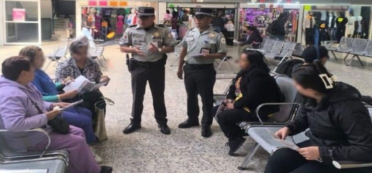 Refuerzan seguridad en Central de Autobuses en Toluca