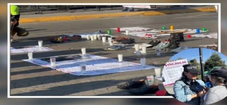 Familiares de desaparecidos protestan en Toluca contra crematorio de Jalisco