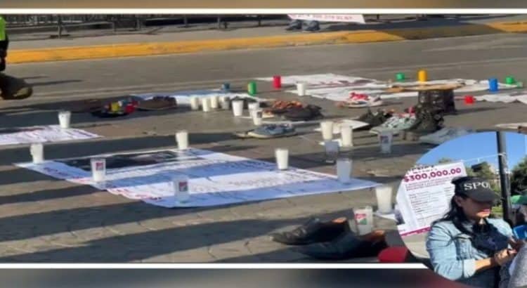 Familiares de desaparecidos protestan en Toluca contra crematorio de Jalisco