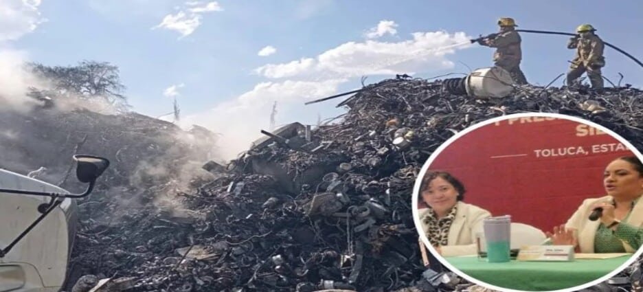 Secretaria del Medio Ambiente Edomex y Profepa buscan clausurar definitivamente depósito industrial en Xonacatlán