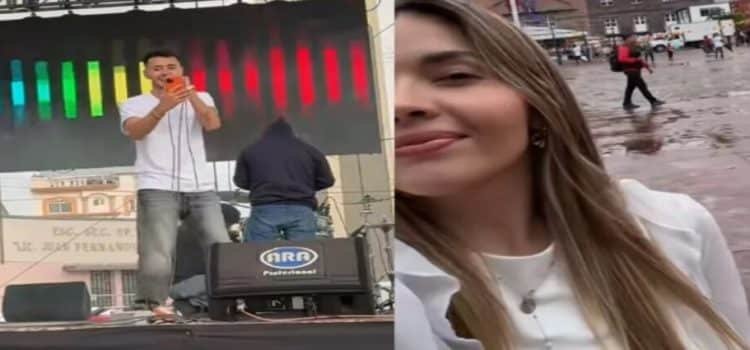 Joven ofrece concierto en Toluca y nadie acude; solamente lo acompañó su novia
