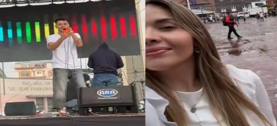 Joven ofrece concierto en Toluca y nadie acude; solamente lo acompañó su novia