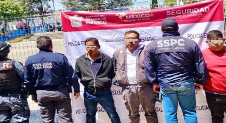 Caen integrantes de banda dedicada al robo de vehículo en Toluca