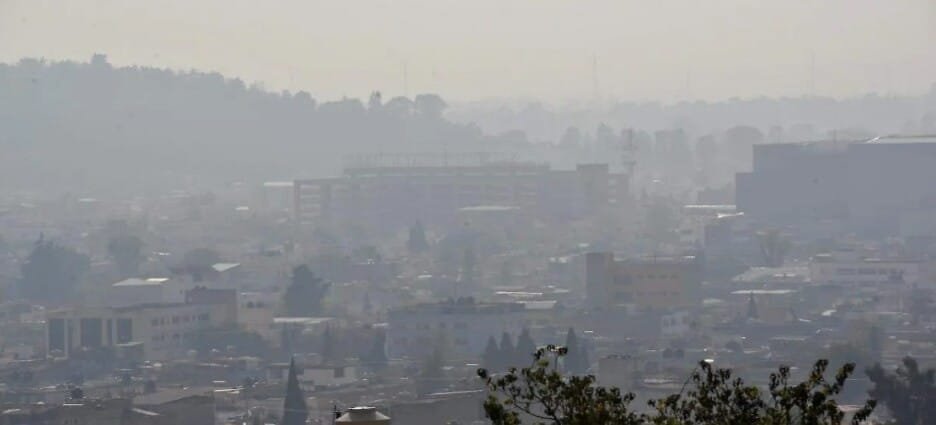 Sigue la mala calidad del aire en Valle de Toluca