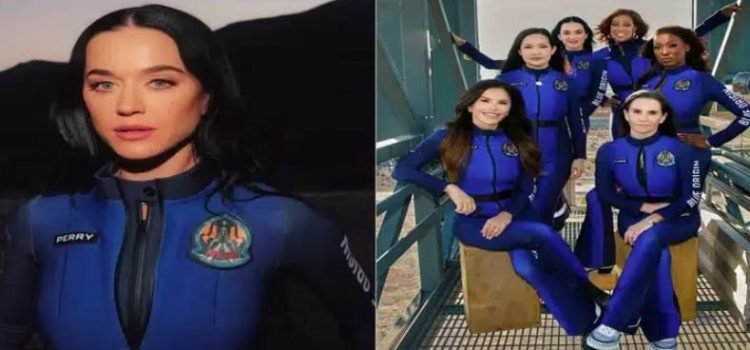 Katy Perry viajó al espacio con Blue Origin: tripulación exclusivamente femenina