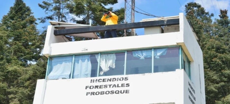 Probosque agiliza detección de incendios forestales con 28 torres de vigilancia en Edomex