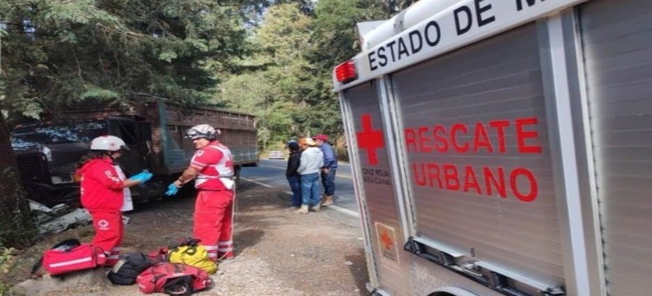 Mujer pierde la vida tras accidente vial en la carretera Toluca-Sultepec