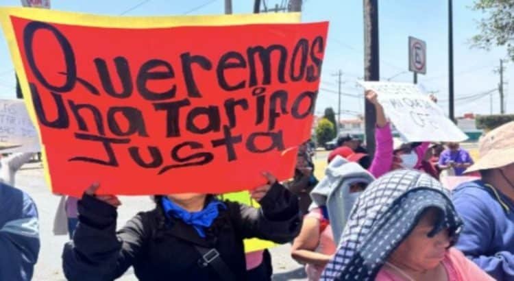 Indígenas exigen tarifas de electricidad justas en Toluca