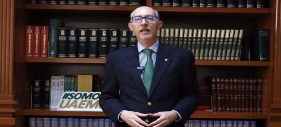 Carlos Eduardo Barrera Díaz presenta su renuncia como Rector de la UAEMex