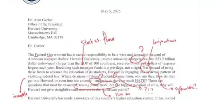 Secretaria de Educación envía carta a Harvard… plagada de errores gramaticales