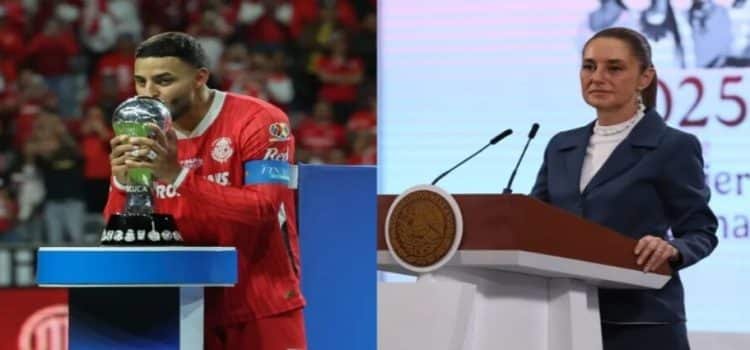 Presidenta Sheinbaum felicita al Toluca por campeonato en la Liga MX