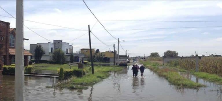 Más de 500 viviendas se encuentran en riesgo de inundación en Toluca