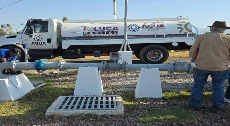 Refuerzan infraestructura hídrica con nuevos pozos en Toluca