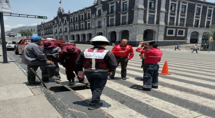 Revisan estructura de la Bóveda del Río Verdiguel en Toluca
