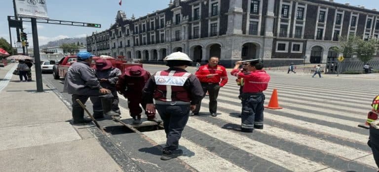 Revisan estructura de la Bóveda del Río Verdiguel en Toluca