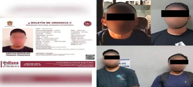 Caen victimarios de Cristian Marcelino, enfermero desaparecido en Toluca