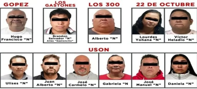 Investigan a 5 “sindicatos” involucrados en presunta red de despojo en Edomex