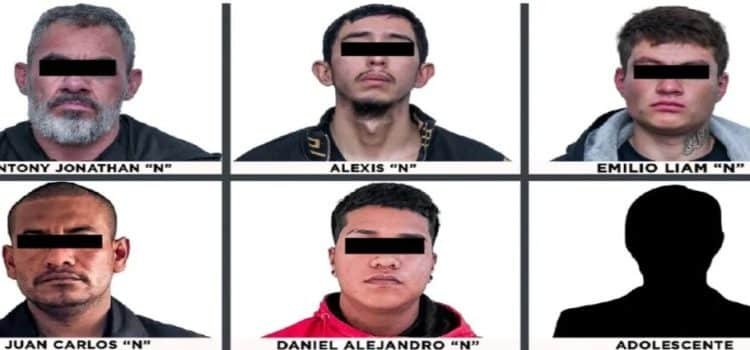 Vinculan a 6 integrantes de peligrosa célula delictiva en Valle de Toluca
