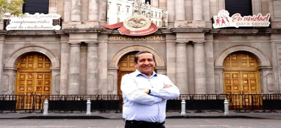 Héctor Macedo, el virtual presidente del Tribunal Superior de Justicia de Edomex