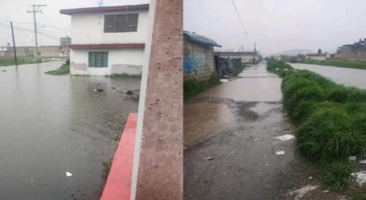 Se desborda Río Tejalpa tras fuertes lluvias en Toluca