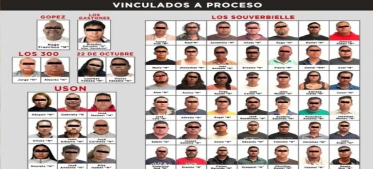 Se han vinculado a 73 personas a proceso por despojo, extorsión y secuestro en Edomex