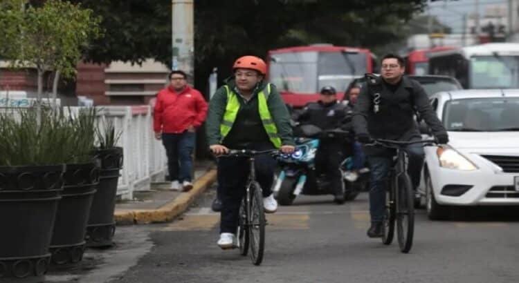 Inicia segunda etapa de ciclovía en avenida Isidro Fabela, Toluca