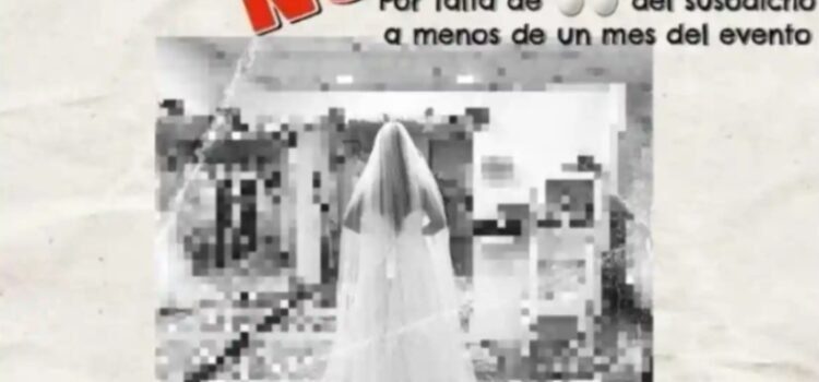 Tras cancelación de su enlace matrimonial decidió organizar una “No Boda”