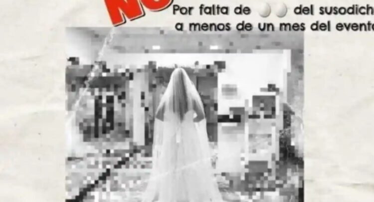 Tras cancelación de su enlace matrimonial decidió organizar una “No Boda”