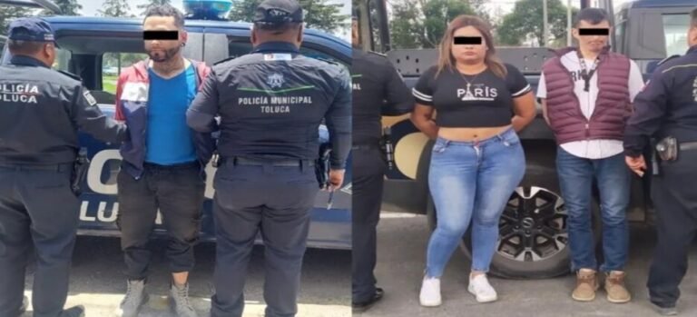 Detienen a 3 extranjeros por extorsión 'gota a gota' en Toluca