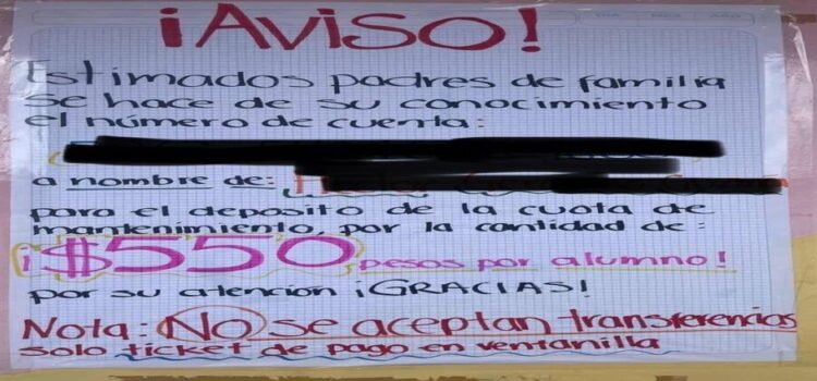 Denuncian a escuelas por cobro de cuotas en Toluca Denuncian a escuelas por cobro de cuotas en Toluca