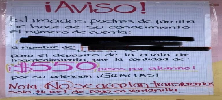 Denuncian a escuelas por cobro de cuotas en Toluca