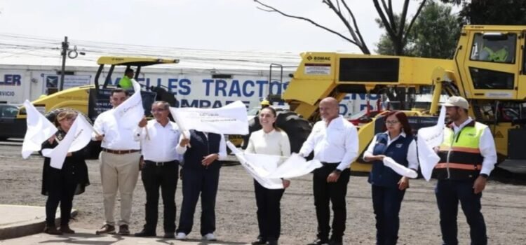 Sheinbaum arranca repavimentación de “carreteras al 100” en el Edomex Sheinbaum arranca repavimentación de “carreteras al 100” en el Edomex