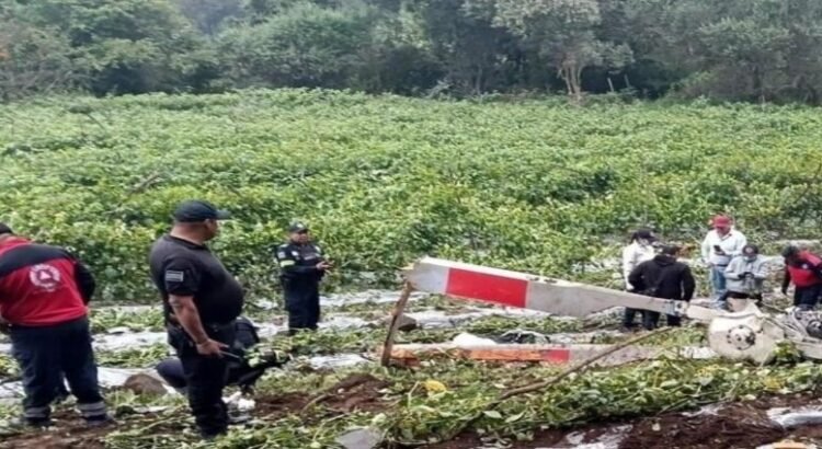 Se desploma helicóptero en Edomex y deja a dos sin vida Se desploma helicóptero en Edomex y deja a dos sin vida
