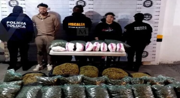 Detienen a líder de "Los Cerillos" con 200 kilos de mariguana y cristal en Toluca Detienen a líder de “Los Cerillos” con 200 kilos de mariguana y cristal en Toluca