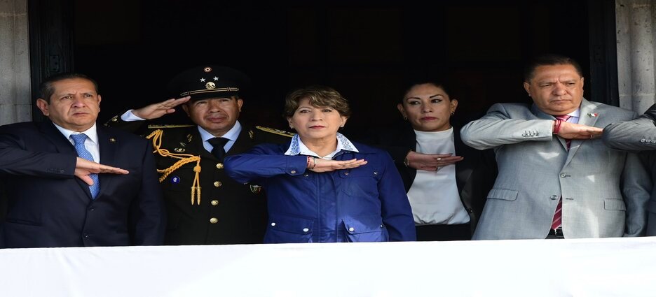 Gobernadora Delfina Gómez encabezó Desfile Cívico-Militar 2025