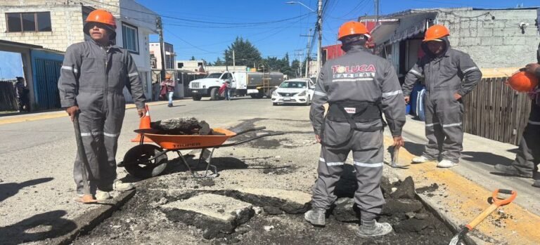 Comienza segunda fase de bacheo en Toluca