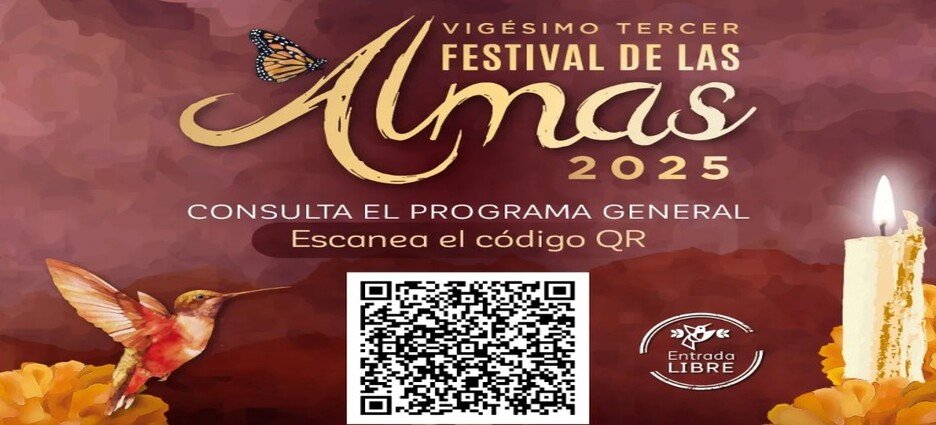 Anuncian programa del Festival de las Almas 2025