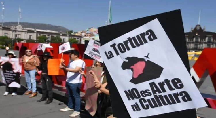 Activistas piden prohibir corridas de toros a Congreso del Edomex