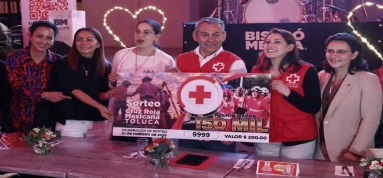 Cruz Roja Toluca lanza sorteo para recaudar fondos destinados al nuevo hospital en Metepec