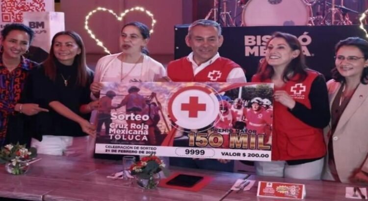 Cruz Roja Toluca lanza sorteo para recaudar fondos destinados al nuevo hospital en Metepec