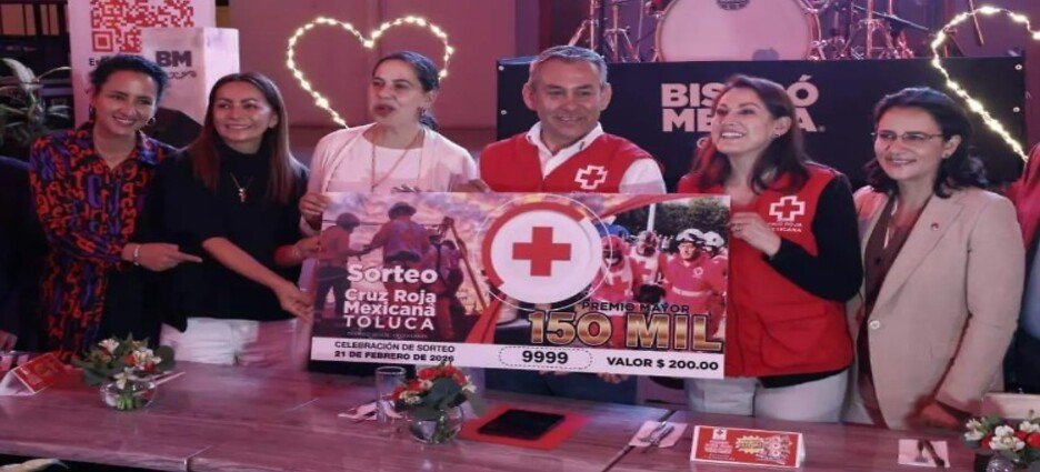 Cruz Roja Toluca lanza sorteo para recaudar fondos destinados al nuevo hospital en Metepec